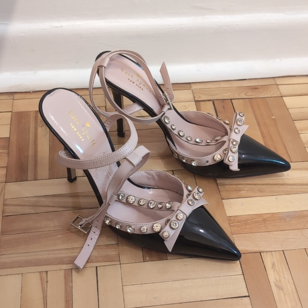 Kate Spade elegant heels with studs size 8